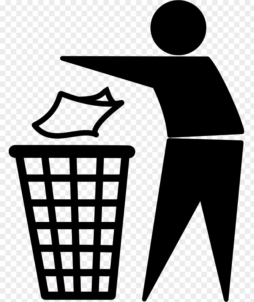 Vector Garbage Tidy Man Logo Clip Art PNG