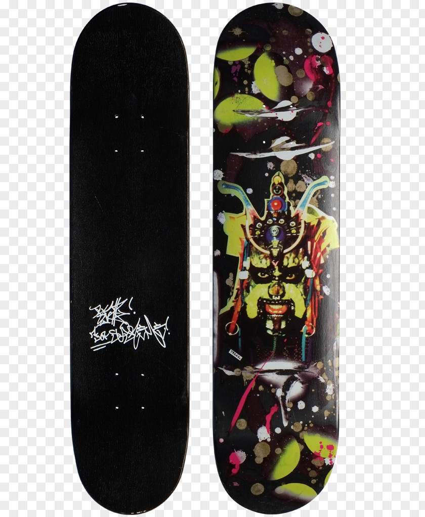 Graffiti Supreme Artist Skateboard PNG