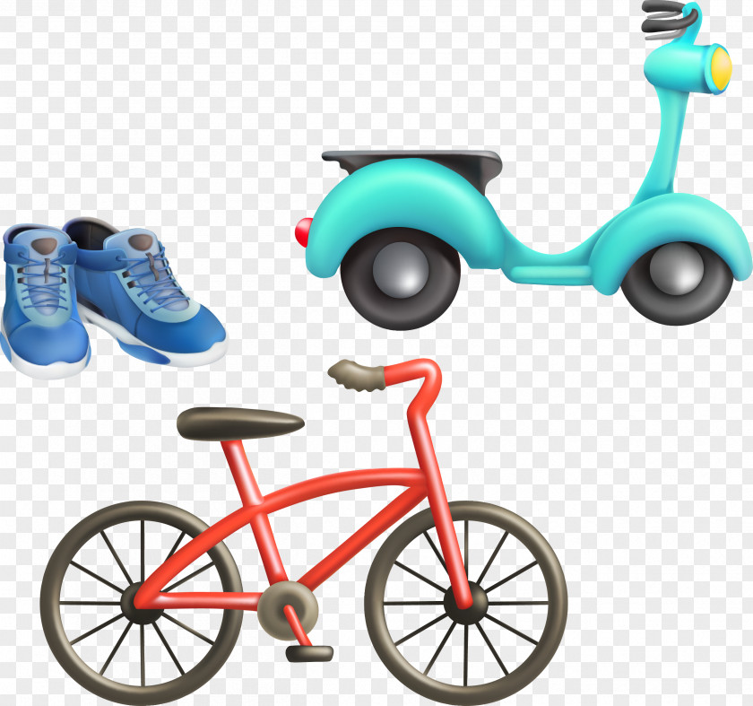 Vector Cartoon Electric Cars Cycling Shoes Bicycle Wheel Frame Haibike Saddle Hybrid PNG