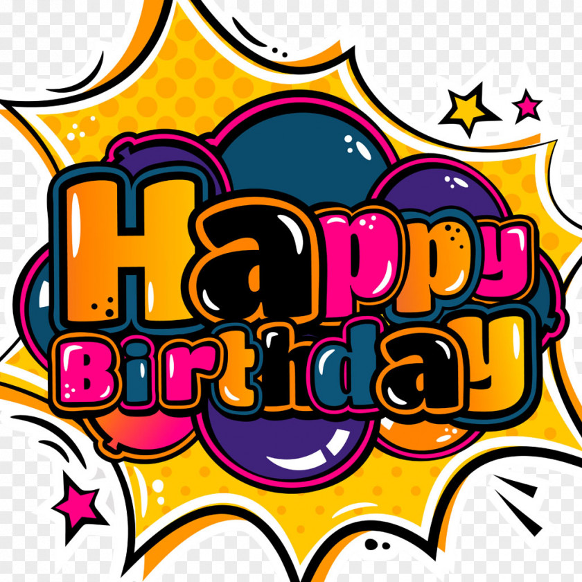 Candy Font Happy Birthday To You Greeting Card Cartoon PNG