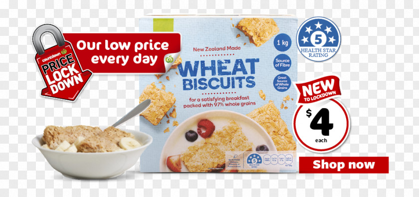 Countdown Supermarket Breakfast Cereal Junk Food Snack PNG