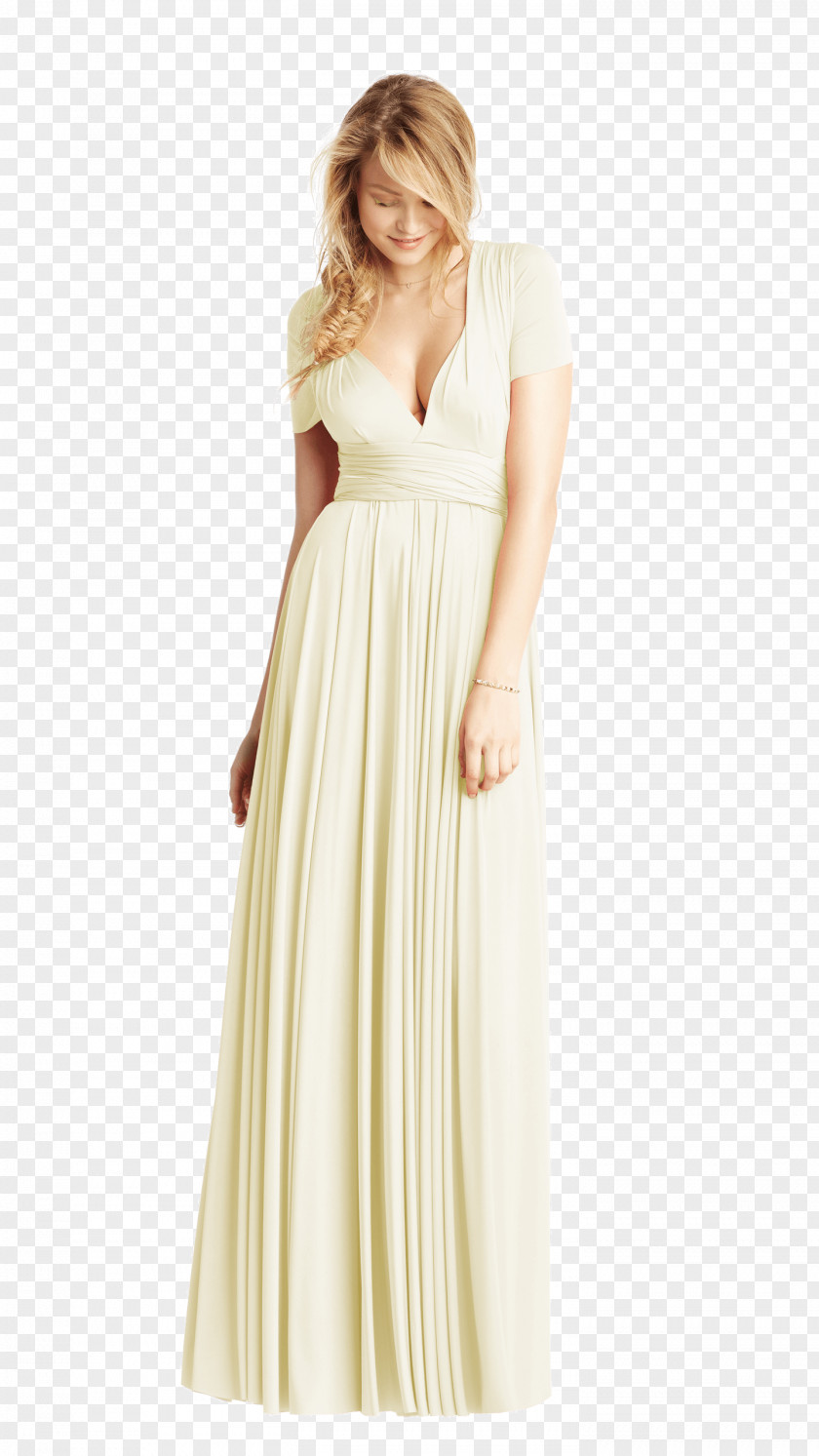 Dress Bridesmaid Sleeve Gown PNG