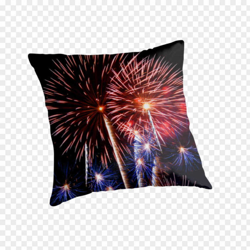 Fireworks Gift Cushion Throw Pillows Couch Down Feather PNG