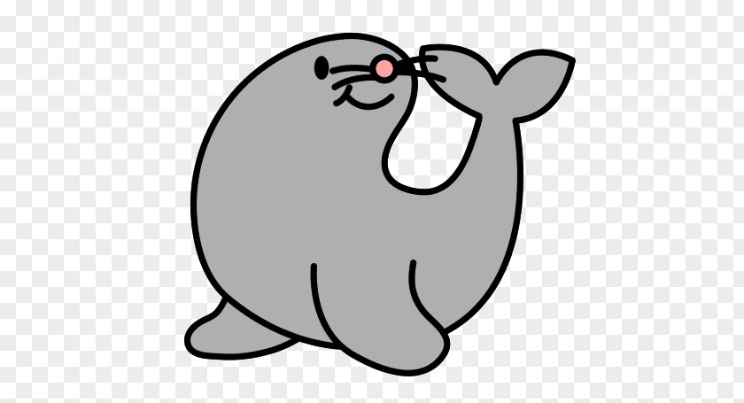 Foca Whiskers Earless Seal Walrus Drawing PNG