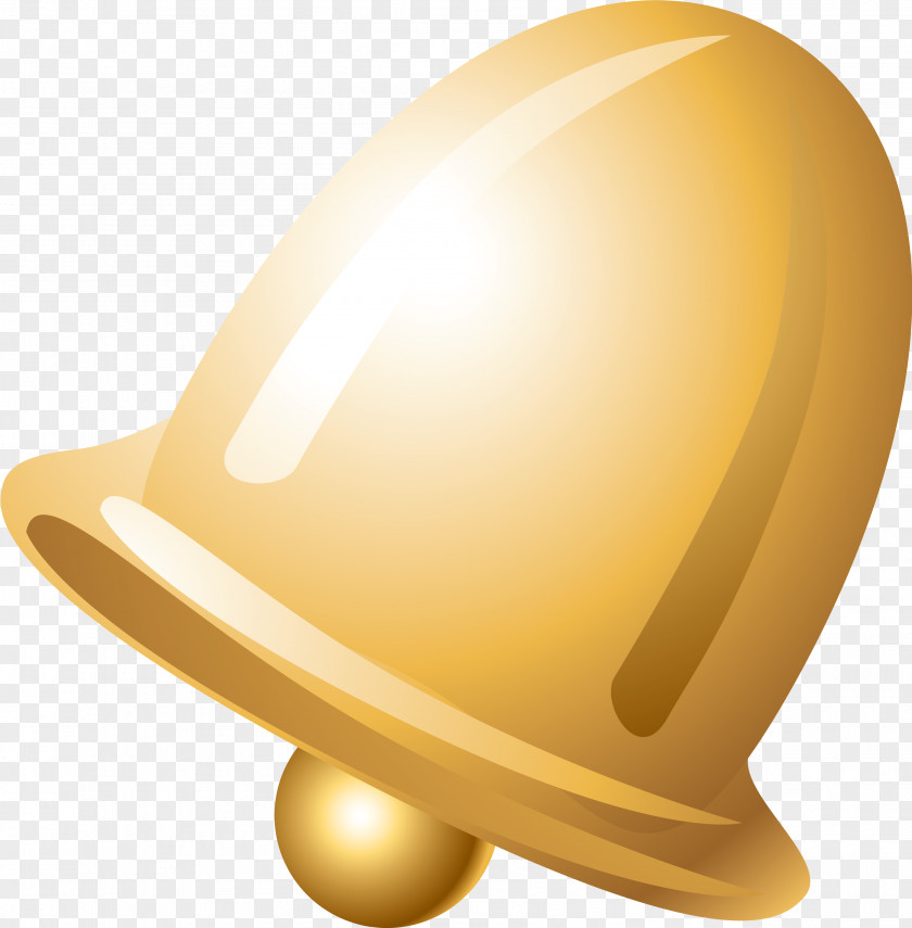 Simple Yellow Bell Sphere PNG