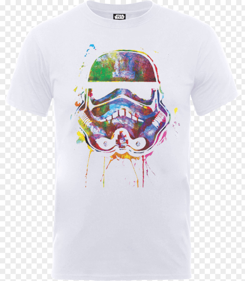 Star Splat T-shirt Stormtrooper Lando Calrissian Wars PNG