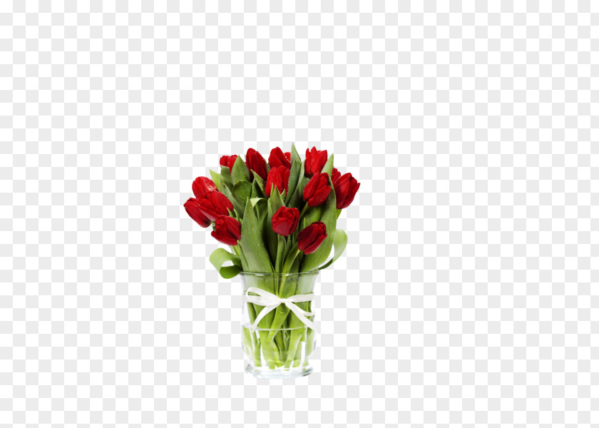 Tulip Tulips In A Vase Flower Clip Art PNG