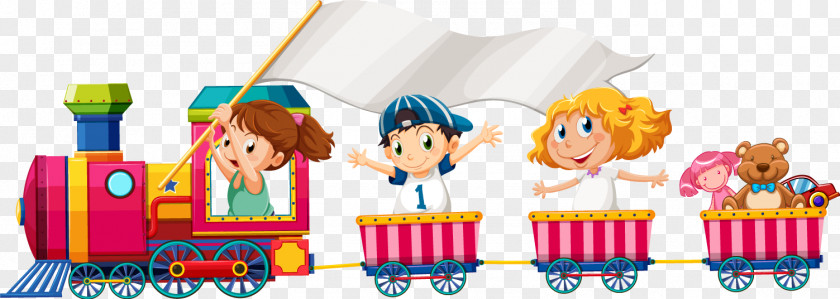 Vector Train Children Toy PNG
