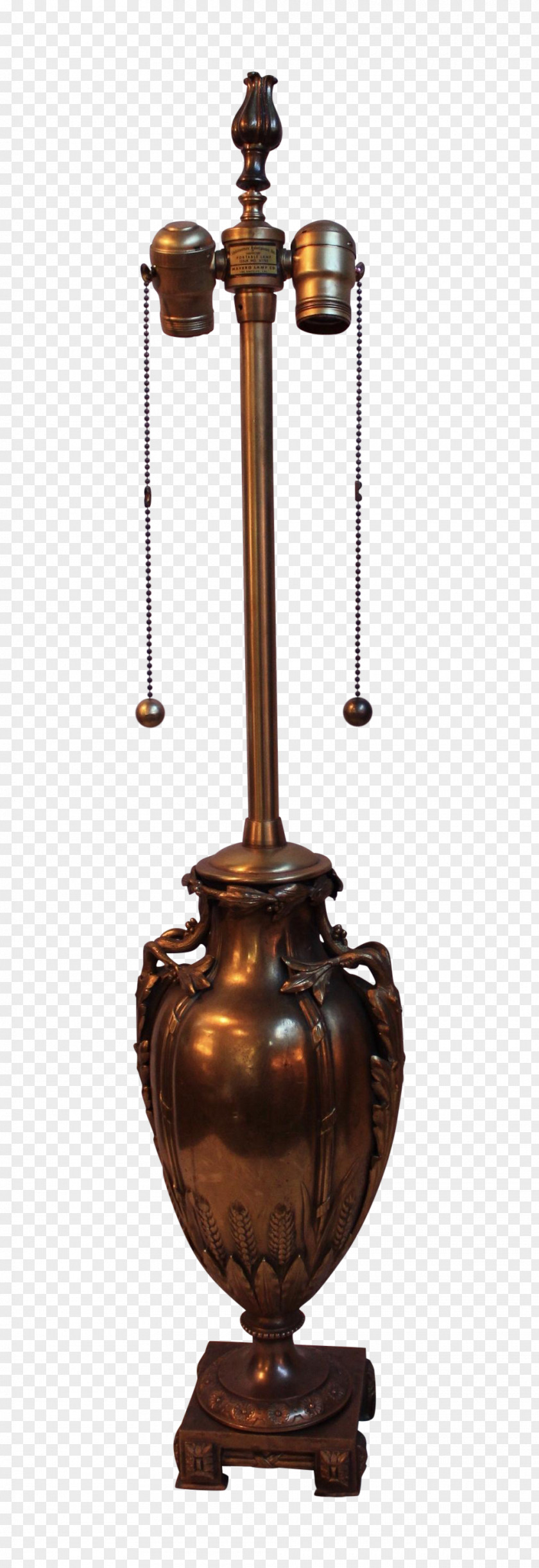 Brass Copper Bronze Light Fixture PNG