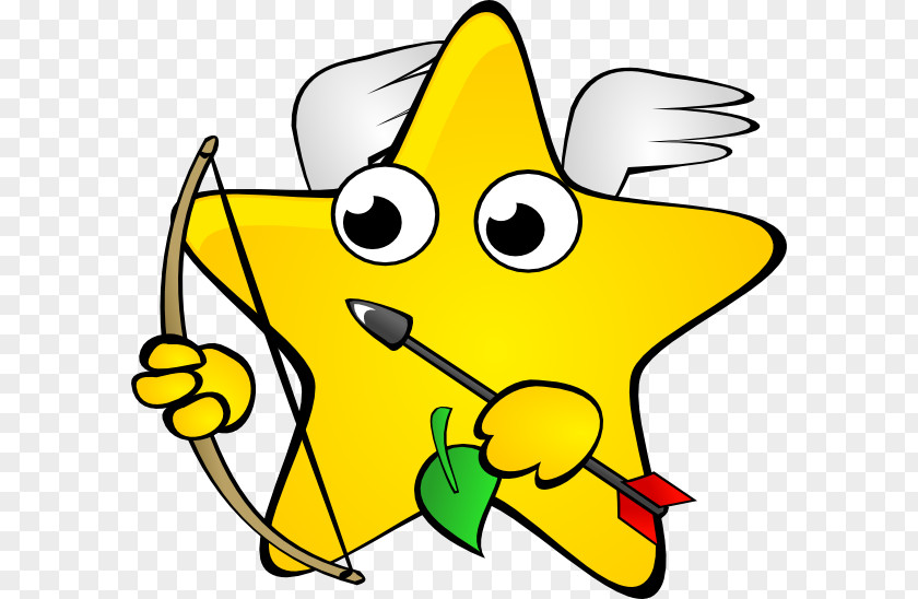 Cupid Shooting Stars Clip Art PNG