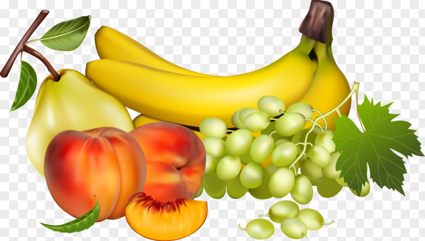 Fruits Basket Fruit Berry Vegetable Grape Banana PNG