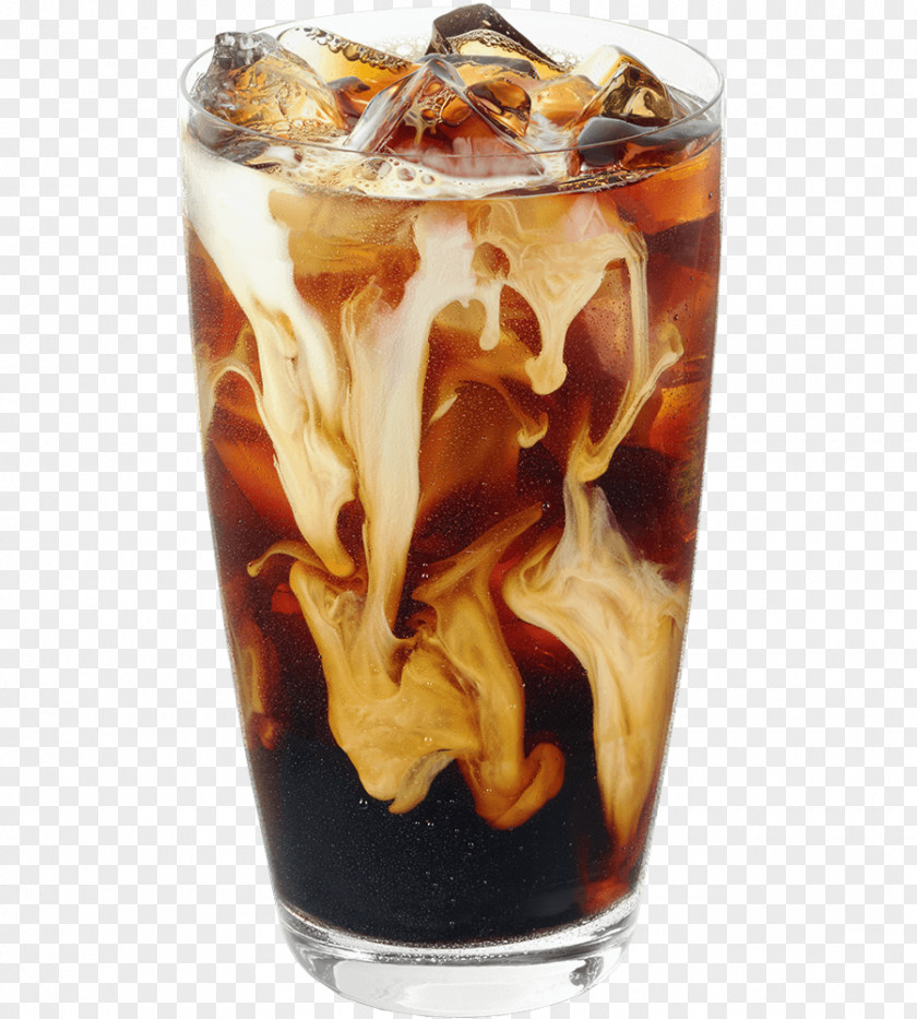 Ice Blended Coffee Black Russian White Rum And Coke Flavor PNG