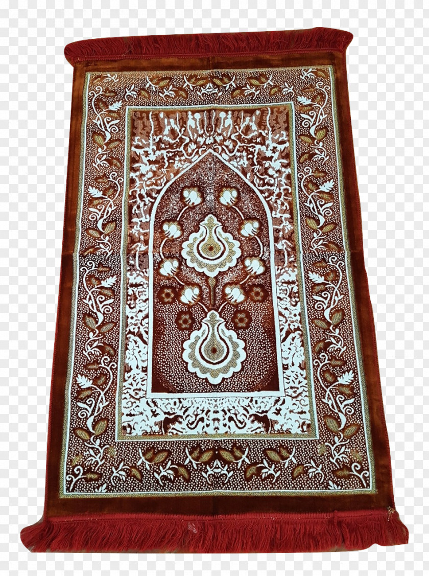 Muslin Quraan Flooring Rectangle Brown Antique PNG