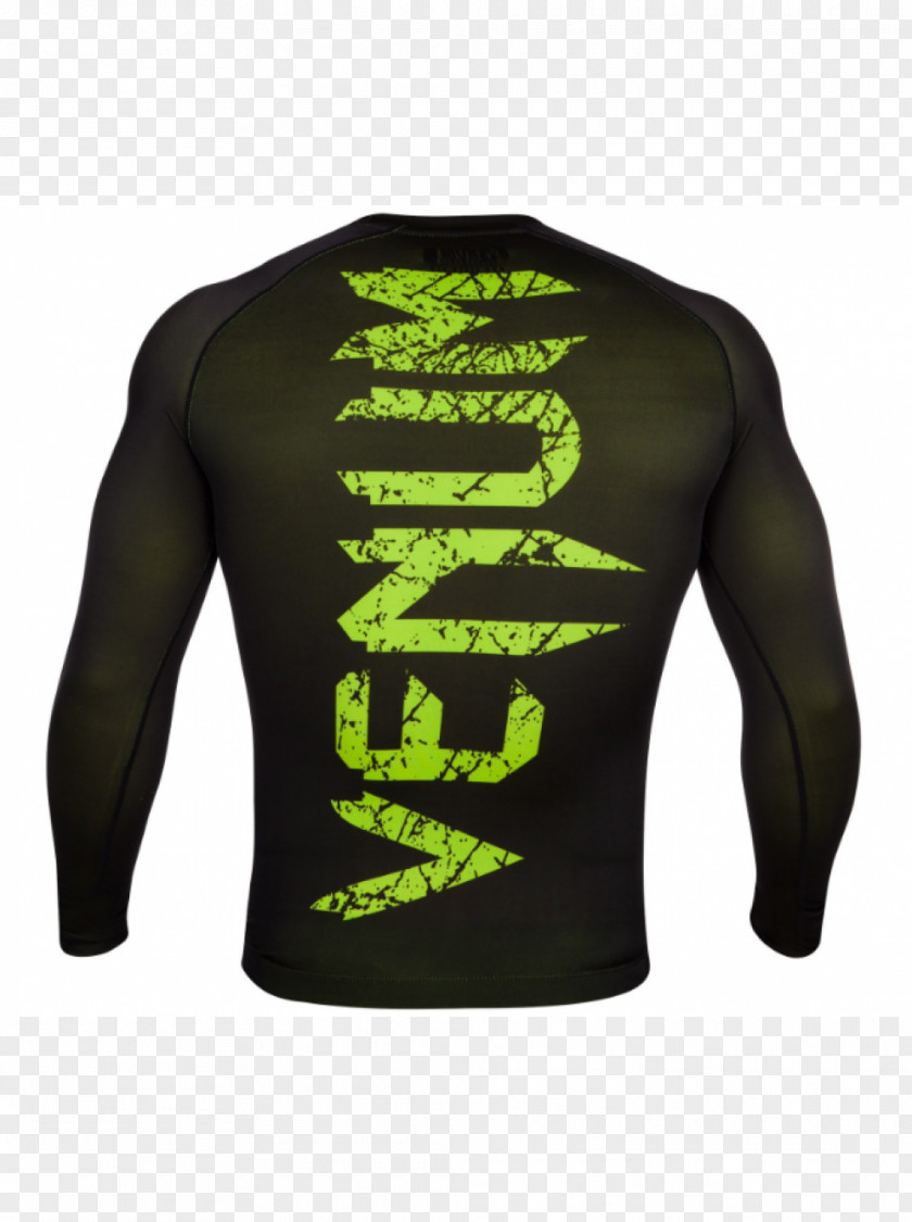 T-shirt Venum Mixed Martial Arts Rash Guard PNG