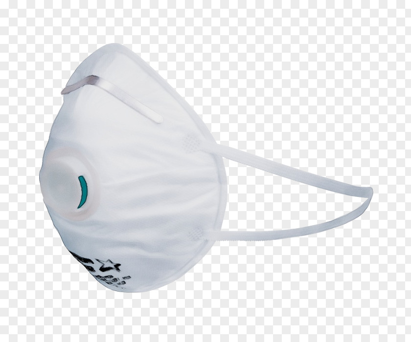 White Personal Protective Equipment Cap Turquoise PNG