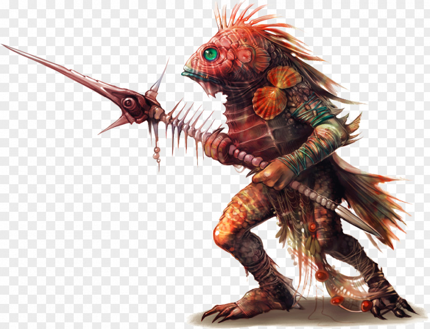 Creatures Dungeons & Dragons Pathfinder Roleplaying Game Locathah Elf Humanoid PNG