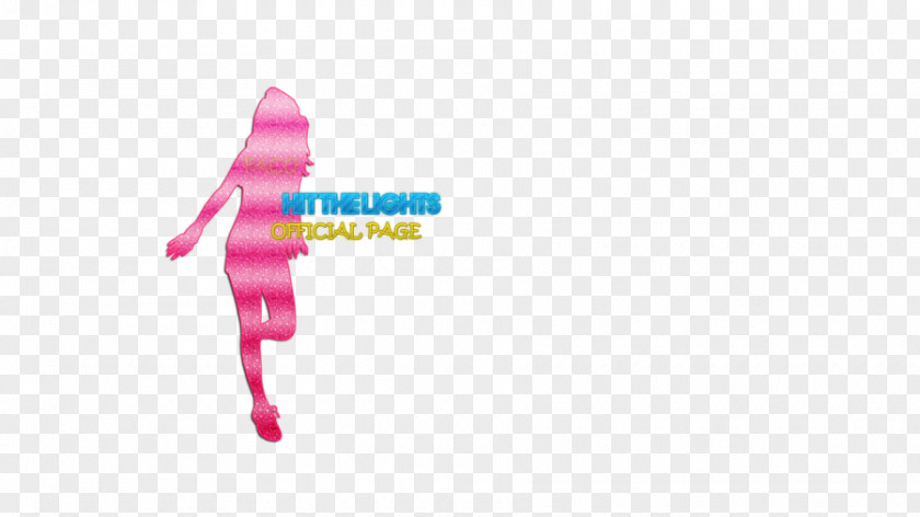 Design Logo Brush Pink M PNG