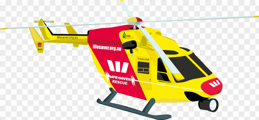 Helicopter Rotor Westpac Life Saver Rescue Service Airplane PNG