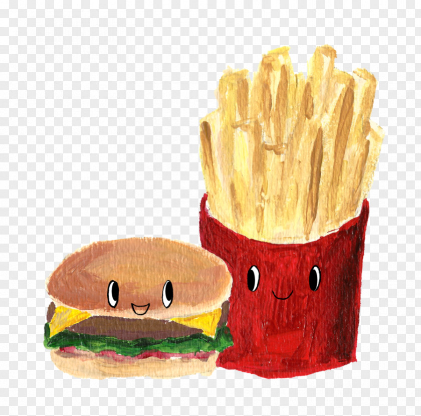 Junk Food Fast Hamburger French Fries Cheeseburger PNG