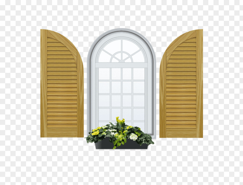 Oval Metal Window Shutters Louver Wood Facade PNG