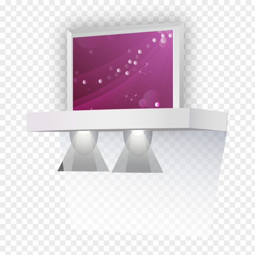 TV Model On The Table Television Furniture PNG