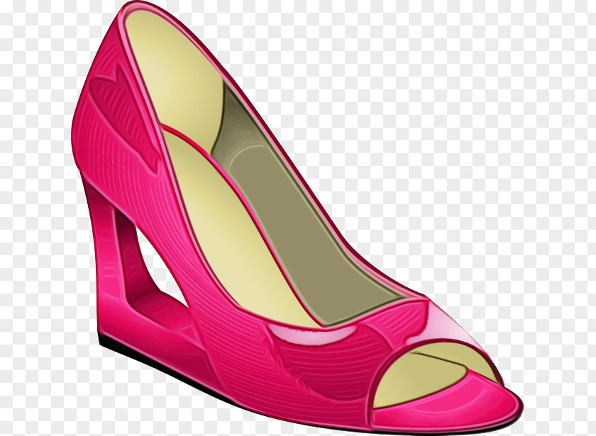 Basic Pump Court Shoe Pink Background PNG