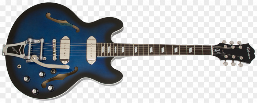 Epiphone Casino Lucille Blak And Blu Bigsby Vibrato Tailpiece PNG and vibrato tailpiece, guitar clipart PNG