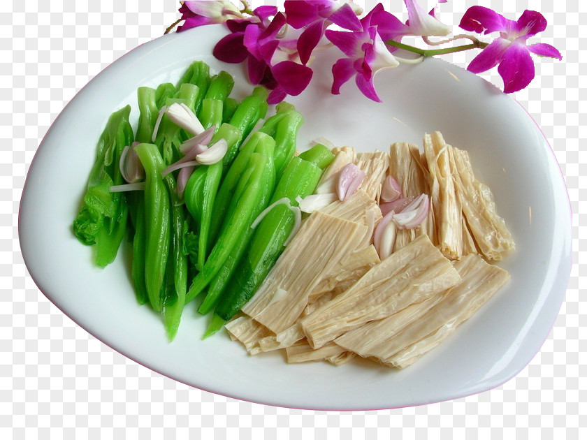 Fresh Bamboo Sticks Boiling Water East Mustard Vegetarian Cuisine Vegetable Dish PNG