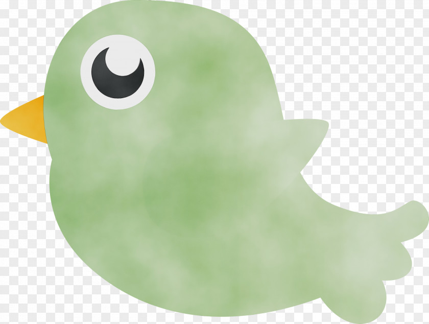 Green Toy Bird PNG