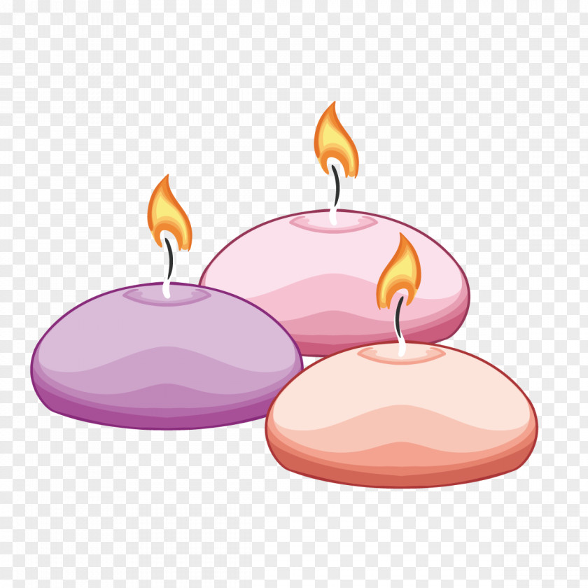 Vector Candles Round Candle Light Clip Art PNG