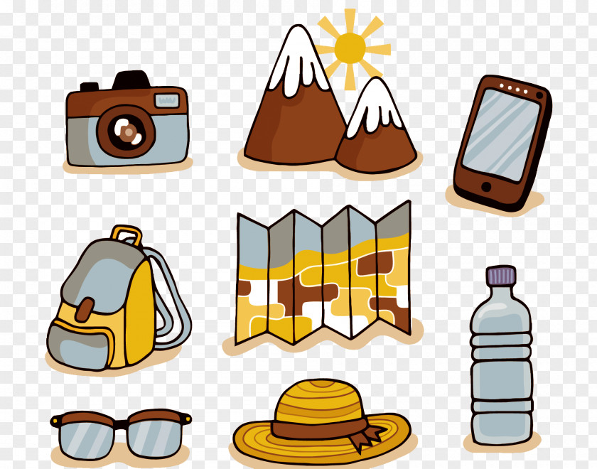 Vector Travel Material PNG