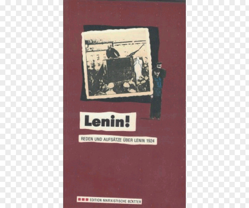 Wien Lenin! Reden Und Aufsätze über Lenin, 1924 Text International Standard Book Number Vladimir Lenin PNG