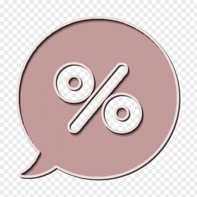 Business Seo Elements Icon Percentage PNG