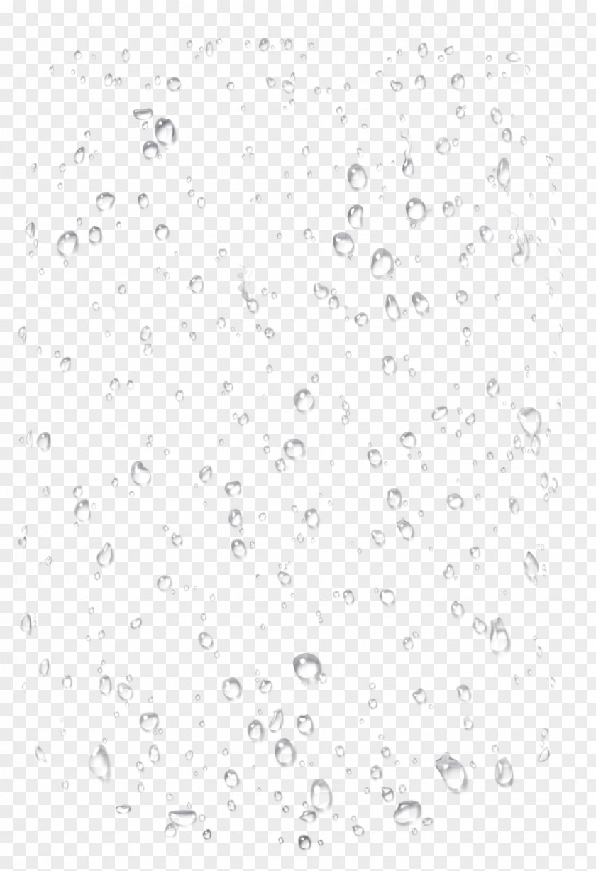 Floating Transparent Water Droplets Black And White Line Point Angle PNG