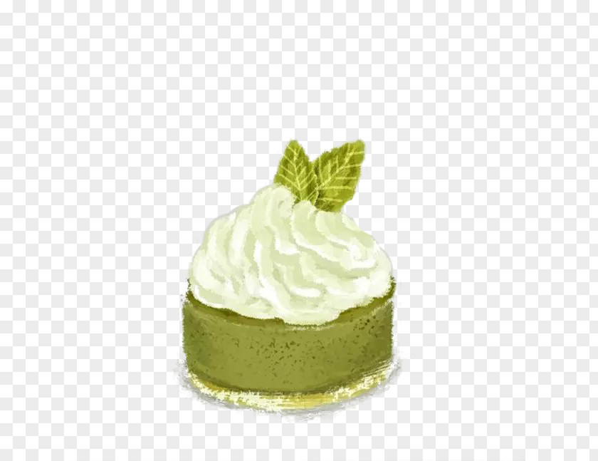 Green Tea Cake Teacake Dim Sum PNG