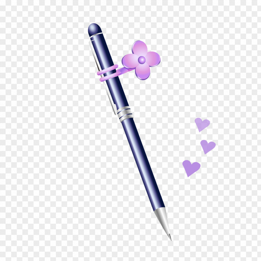Pen Attractive Ballpoint Purple Fountain PNG
