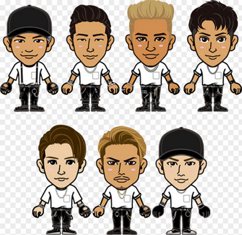 Takanori Iwata ELLY Naoto Naoki J Soul Brothers III From EXILE TRIBE PNG