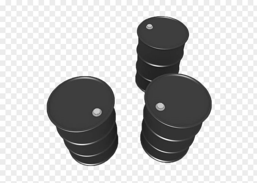 Three Barrels Of Crude Oil Cylinder Font PNG