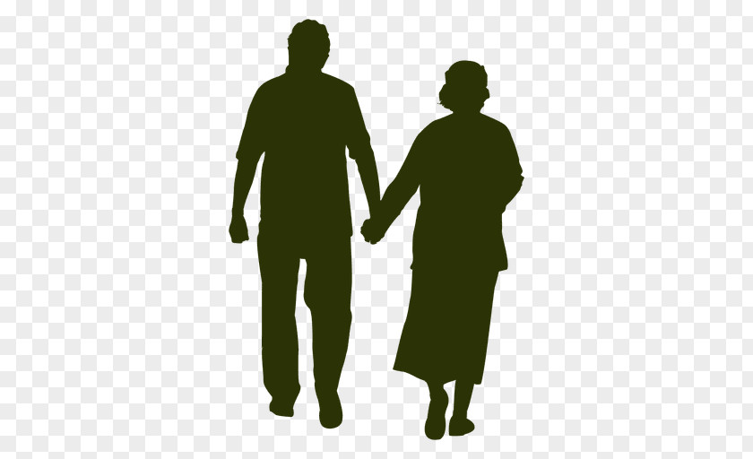 Grandparents Vector Silhouette Person PNG