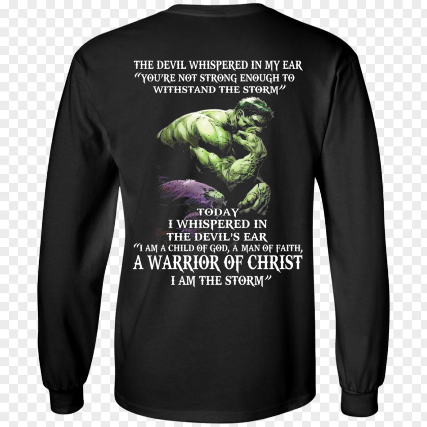 Men Of God Long-sleeved T-shirt Hoodie PNG