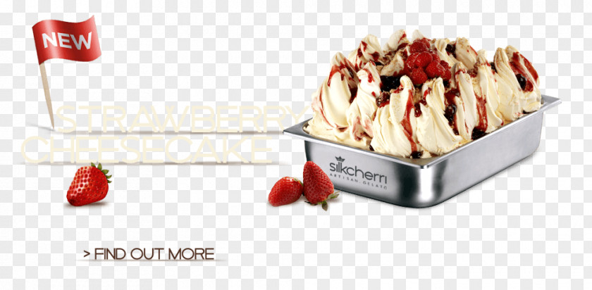 Strawberry Cheese Cake Ice Cream Makers Milk Flavor PNG