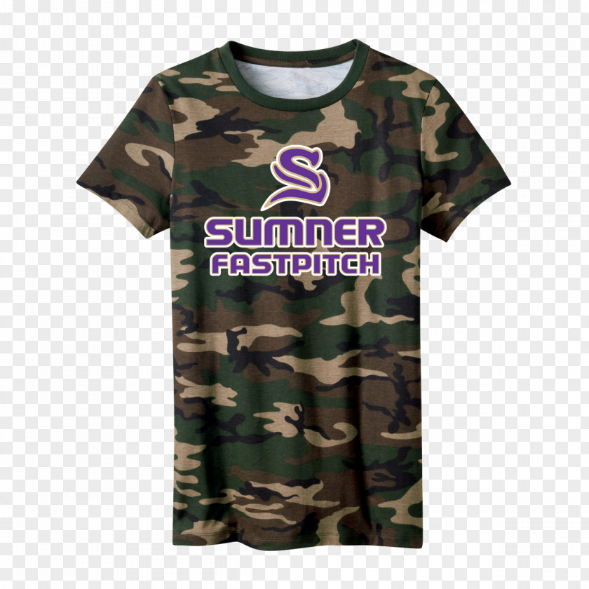 T-shirt Military Camouflage Sleeve PNG