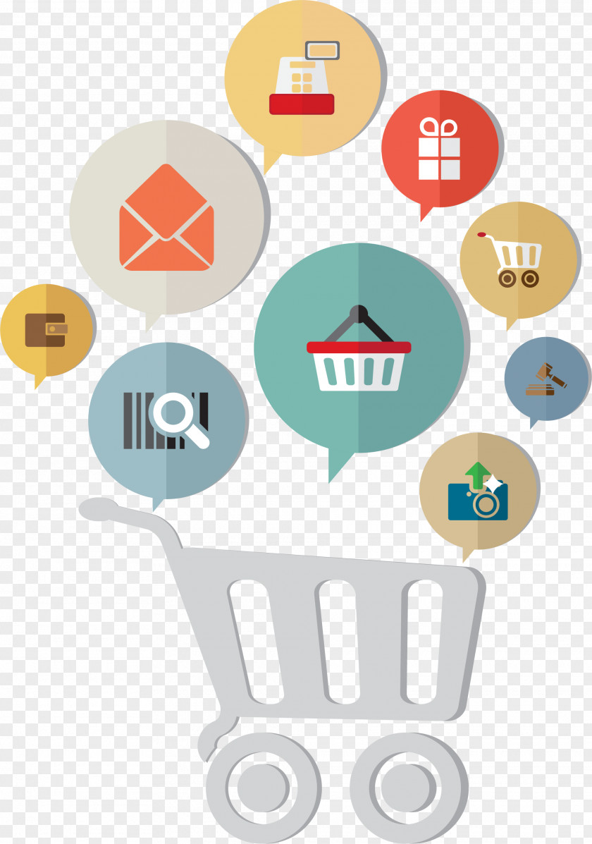 Vector Shopping Cart Clip Art PNG