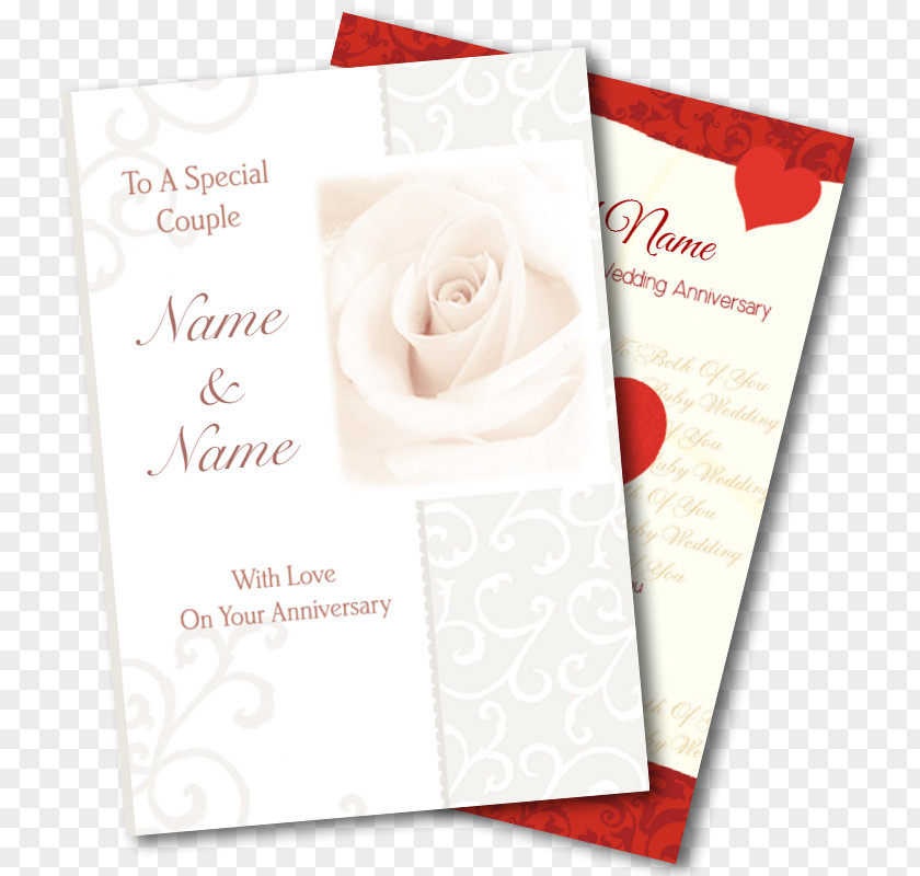 Anniversary Card Paper Greeting & Note Cards Font PNG