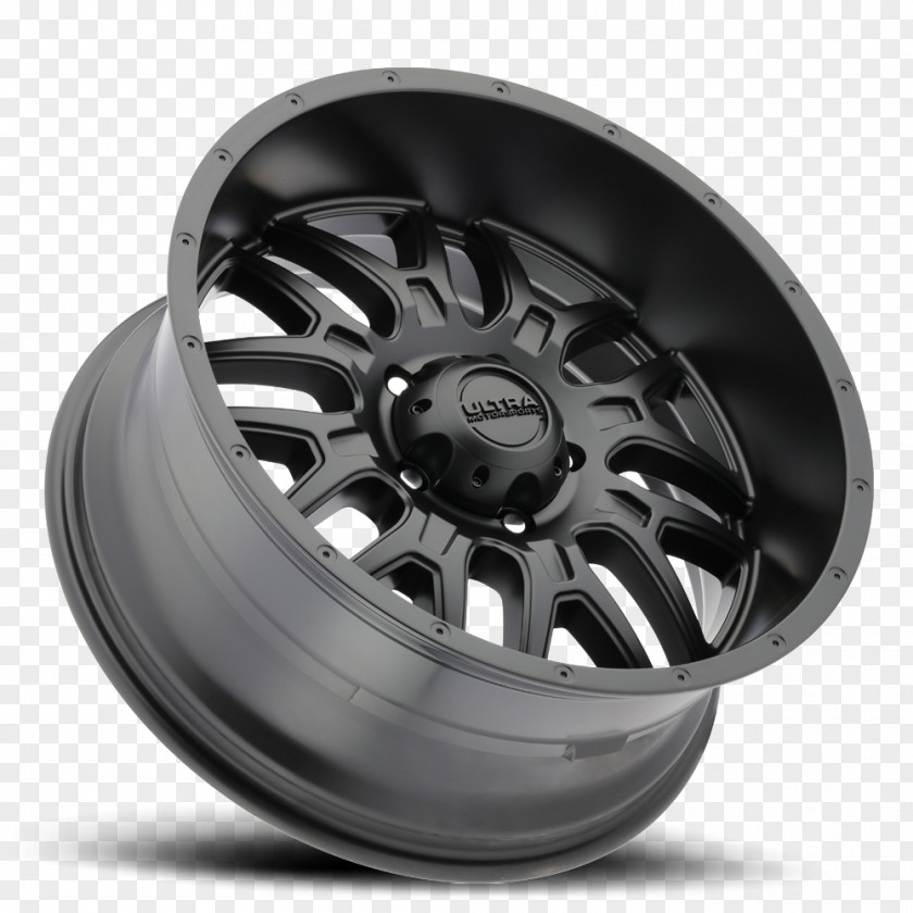 Black Silk Alloy Wheel Car Rim Truck PNG