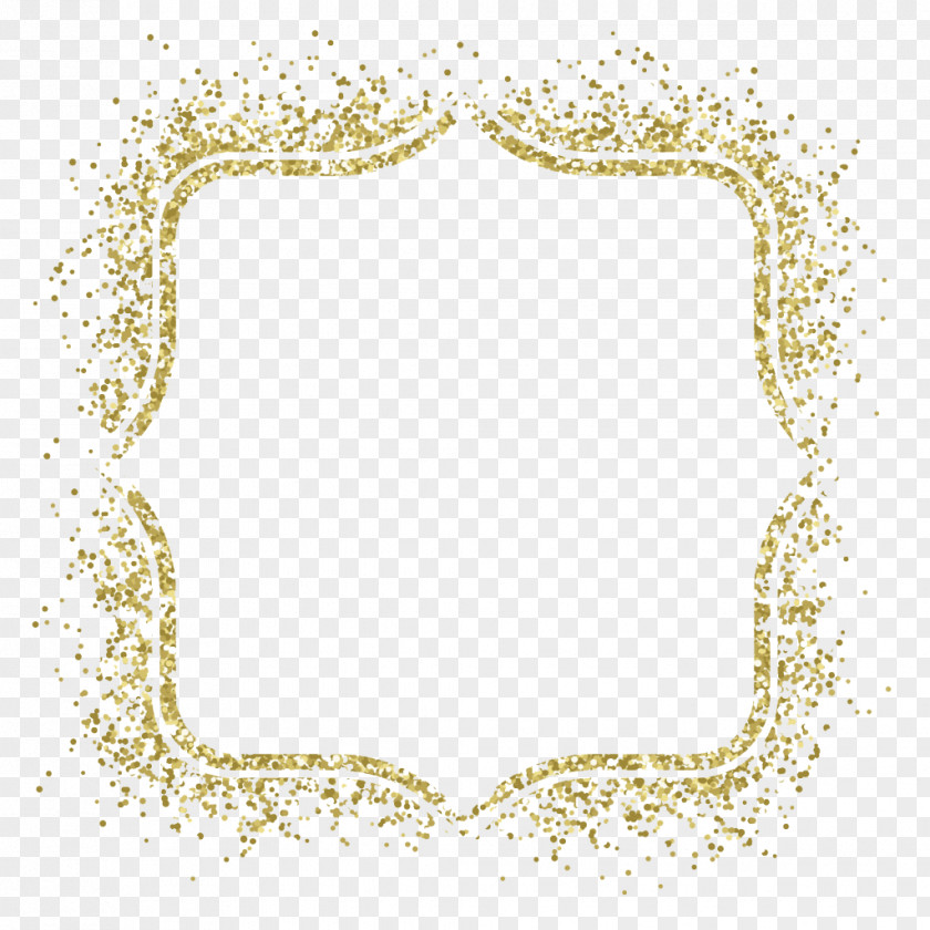 Gold Frame Vector Material Picture Glitter Clip Art PNG
