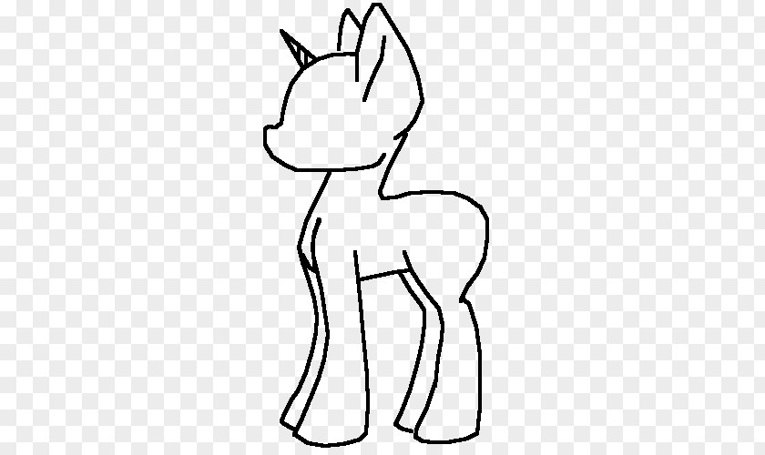 Pony Base Female Clip Art Pixel Drawing Line PNG