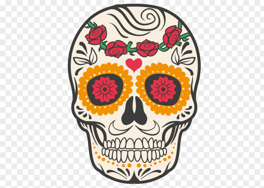 Skull Calavera Mexican Cuisine Mexico Day Of The Dead Human Symbolism PNG
