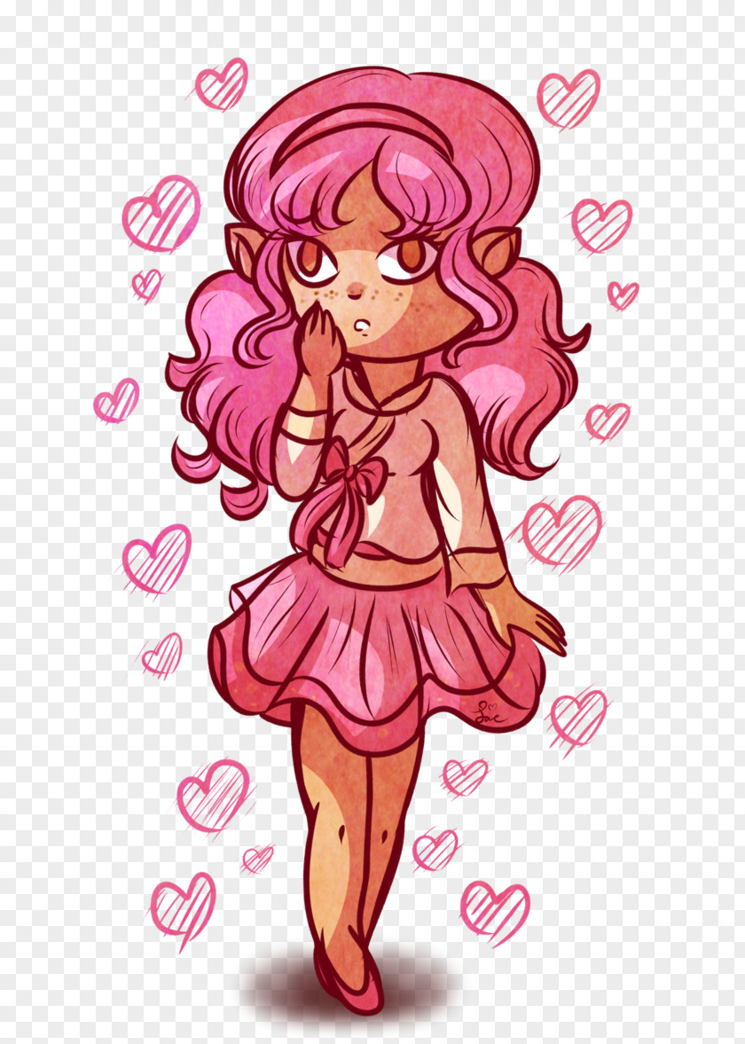 Fairy Pink M Doll Clip Art PNG
