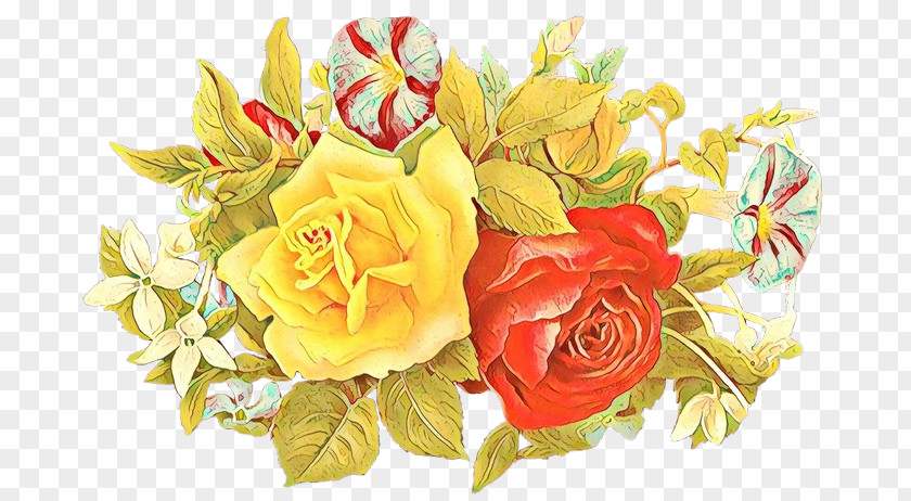 Floribunda Petal Garden Roses PNG